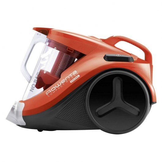 Rowenta Compact Power Cyclonic Classic Aspiradora sin Bolsa 700W Negro/Naranja