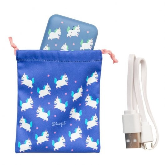 Mr Wonderful Unicornios Powerbank 10000mAh Azul