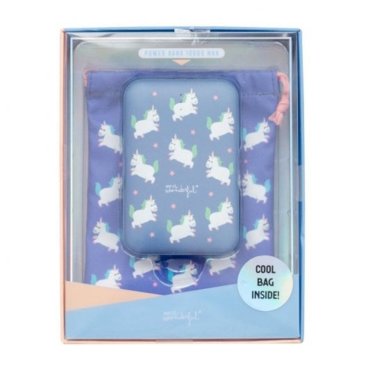 Mr Wonderful Unicornios Powerbank 10000mAh Azul