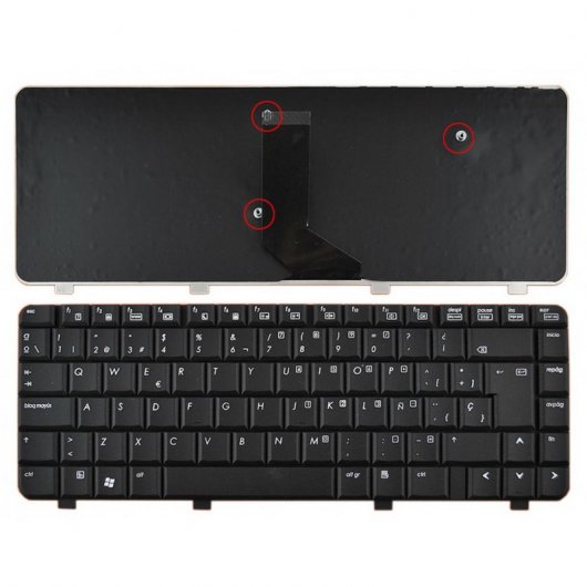 Teclado para Portátil HP Compaq Presario C700/C762ES/C762