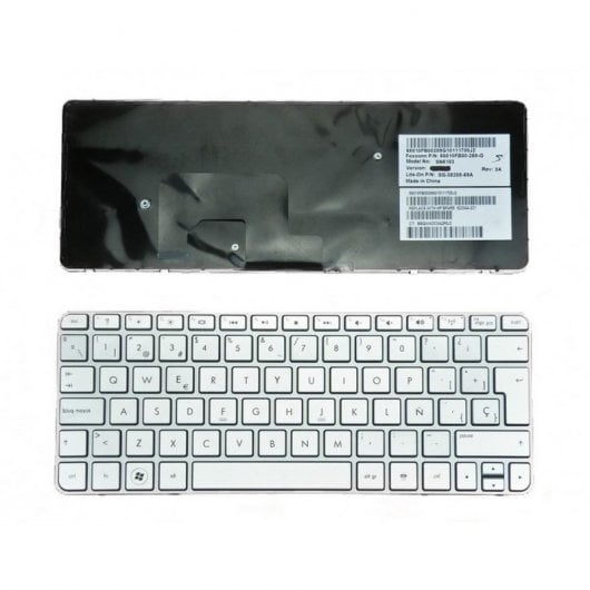 Teclado para Portátil HP MINI 210-2000/110-3000 Plata con Marco Plata