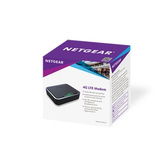 Router Netgear LB2120 4G LTE 150 Mbps Dual Ethernet Backup Connessione Rapida