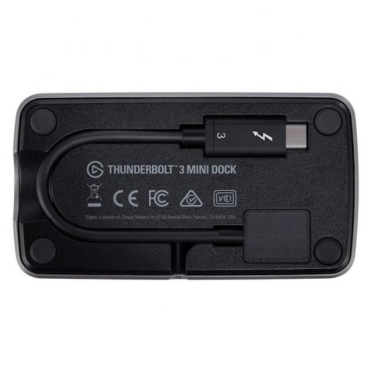 Elgato Thunderbolt 3 Mini Dock con Cable Thunderbolt Integrado
