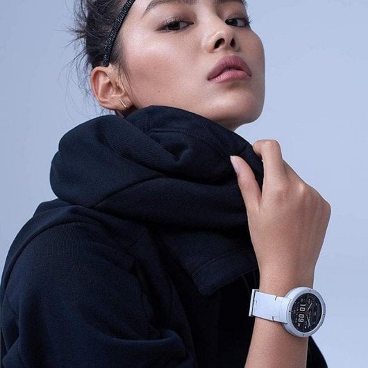 Amazfit Verge Bluetooth GPS 43mm Super AMOLED Branco Resistente à Água IP68 Monitor Cardíaco