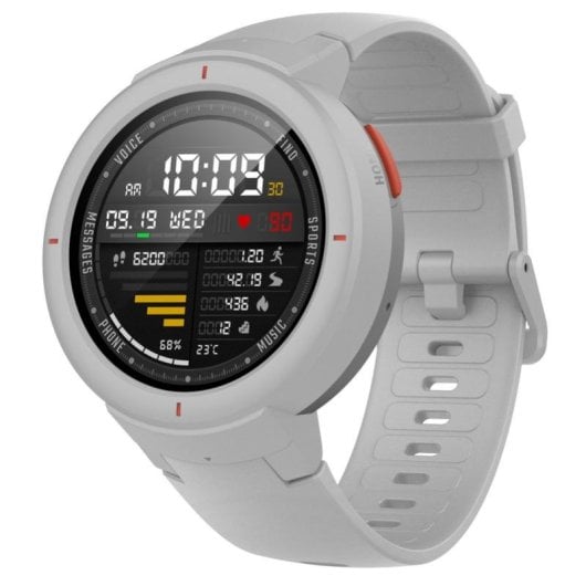 Amazfit Verge Bluetooth GPS 43mm Super AMOLED Branco Resistente à Água IP68 Monitor Cardíaco