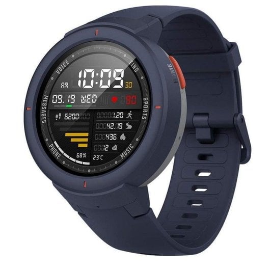 Amazfit Verge Bluetooth GPS 43mm Super AMOLED Azul IP68 Pulsómetro Sono GPS GLONASS