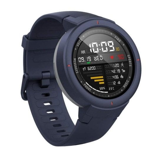 Amazfit Verge Bluetooth GPS 43mm Super AMOLED Azul IP68 Pulsómetro Sono GPS GLONASS