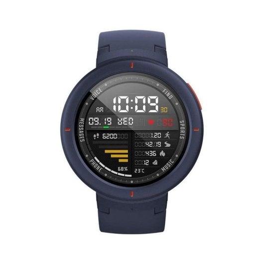 Amazfit Verge Bluetooth GPS 43mm Super AMOLED Azul IP68 Pulsómetro Sono GPS GLONASS
