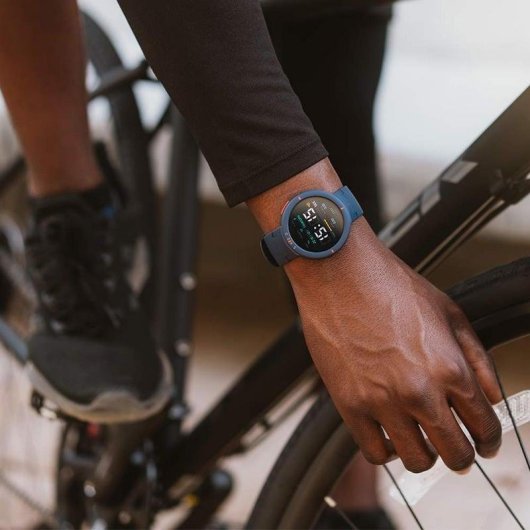 Amazfit Verge Bluetooth GPS 43mm Super AMOLED Azul IP68 Pulsómetro Sono GPS GLONASS