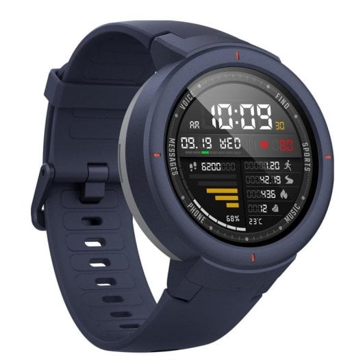Amazfit Verge Bluetooth GPS 43mm Super AMOLED Azul IP68 Pulsómetro Sono GPS GLONASS