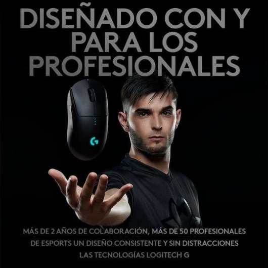 Mouse Logitech G Pro Wireless Gaming 25600DPI Nero Ambidestro
