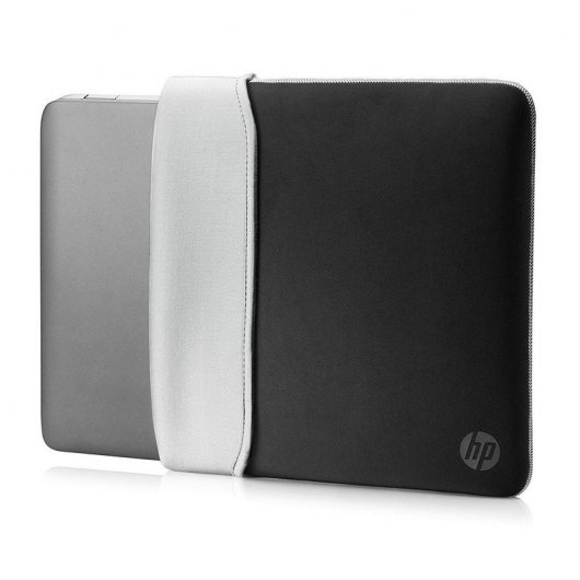 HP Neopreno Reversível Bolsa para Portátil até 15.6" Preta/Prateada