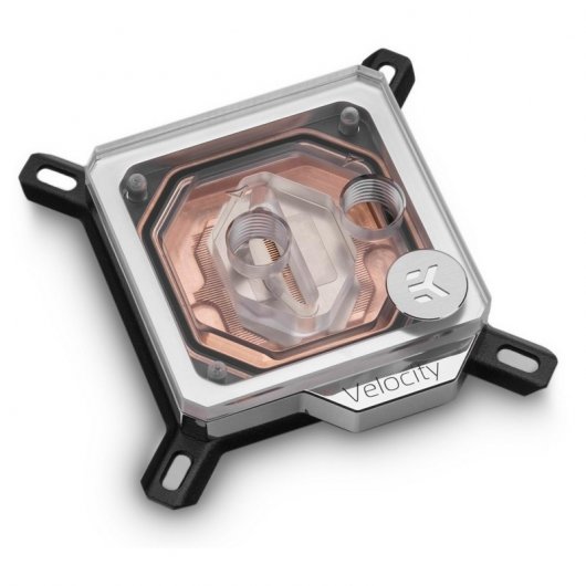 EKWB EK-Velocity Water Block Copper + Plexi