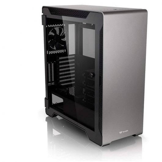 Thermaltake A500 USB 3.0 Cristal Templado Gris Espacial