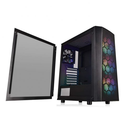 Thermaltake Versa J24 TG ARGB USB 3.0 Cristal Templado