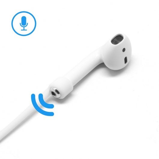 Unotec Banda Antipérdida para Airpods Blanco