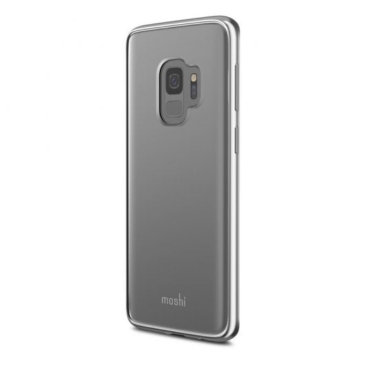 Moshi Vitros Funda Transparente/Plata para Samsung Galaxy S9