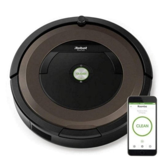 Aspirador Robô iRobot Roomba 896 Navegação Inteligente 5x Sução Extra Para Pêlo de Animais Conectividade App Voz