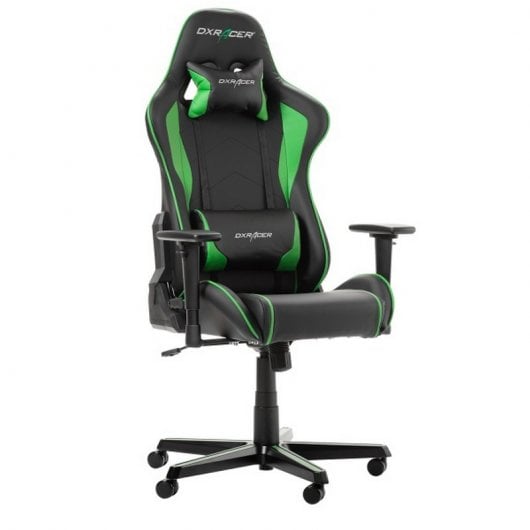 DXRacer F-Series Silla Gaming Negro/Verde