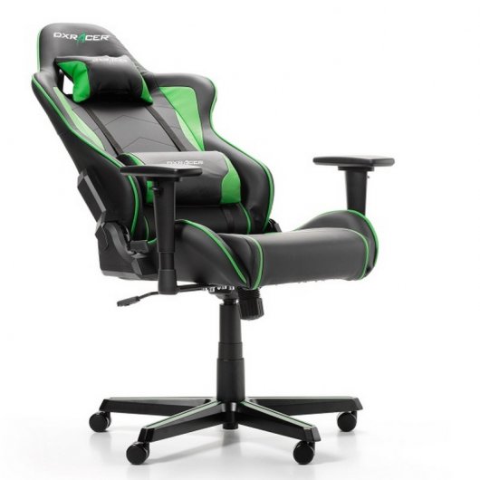 DXRacer F-Series Silla Gaming Negro/Verde