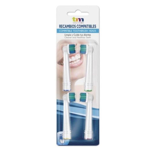 Aufsteckbürste Kompatibel Oral-B Easy Clean 4 Stück Tiefenreinigung