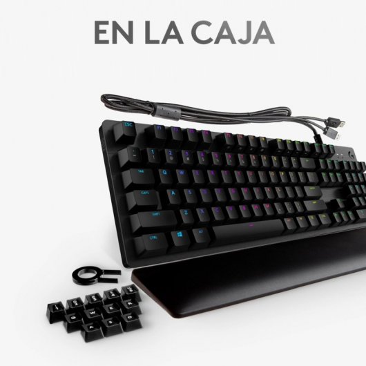 Logitech G513 Teclado Mecánico Gaming Retroiluminado Switch Romer-G Táctil