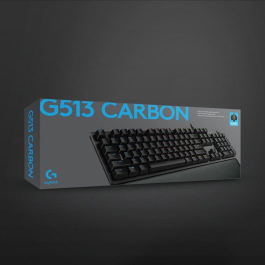 Logitech G513 Teclado Mecánico Gaming Retroiluminado Switch Romer-G Táctil