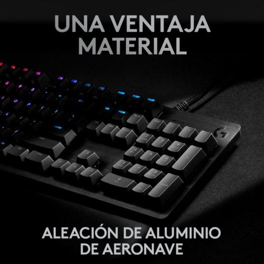 Logitech G513 Teclado Mecánico Gaming Retroiluminado Switch Romer-G Táctil