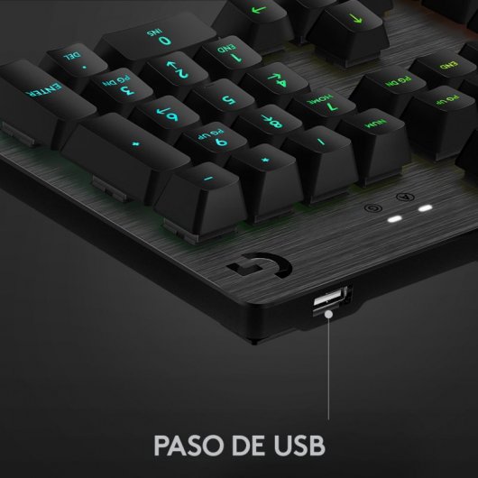 Logitech G513 Teclado Mecánico Gaming Retroiluminado Switch Romer-G Táctil