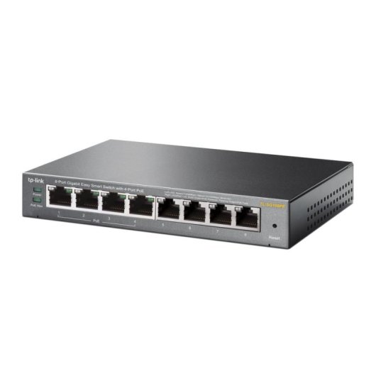 TP-Link TL-SG108PE Switch 8 Portas Gigabit 4 PoE+ Gestável L2