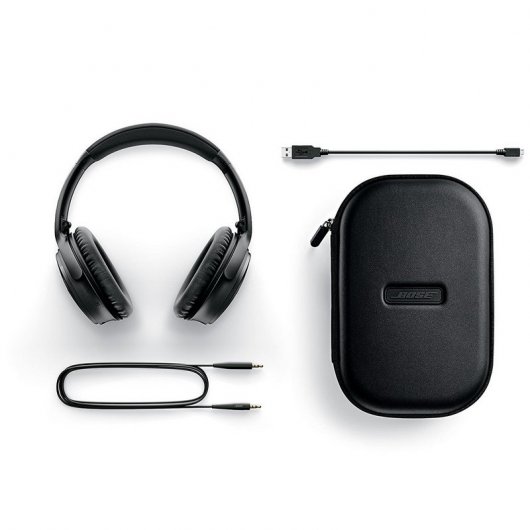 Bose QuietComfort 35 II Auriculares Inalámbricos con Cancelación de Ruido Negro
