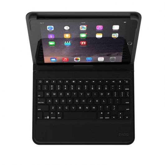 Zagg Messenger Folio Funda con Teclado Negra para iPad Air/Air2/ Pro 9.7/ iPad 2017/2018