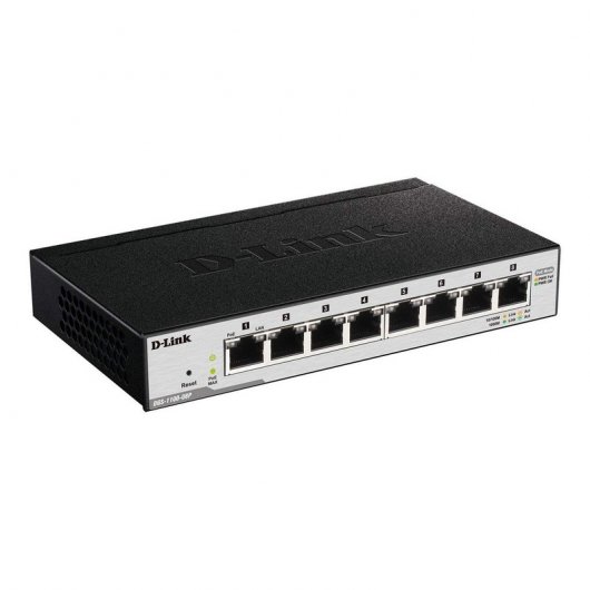 D-Link DGS-1100-08P Switch 8 Puertos Gigabit PoE 
