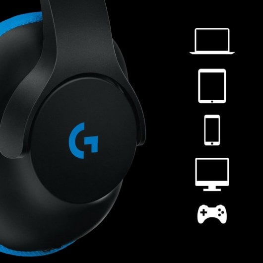 Logitech G233 Prodigy Auriculares Gaming Multiplataforma Negro/Azul