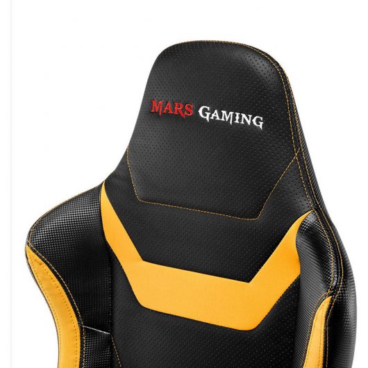 Mars Gaming MGC218 Silla Gaming Amarillo