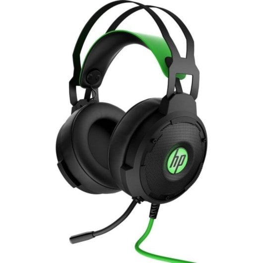 Auricolari HP Pavilion 600 con filo USB Gaming 7.1 Surround Microfono LED Nero Verde
