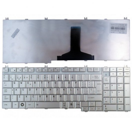 Teclado para Portátil Toshiba Satellite A500 A505 A505D L500 L505 L350 P300
