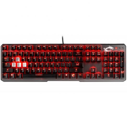 MSI Vigor GK60 CR Teclado Gaming Cherry MX Red