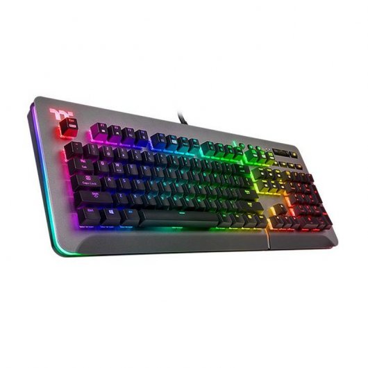 Thermaltake Level 20 RGB Titanium Teclado Gaming Cherry MX Speed Silver 