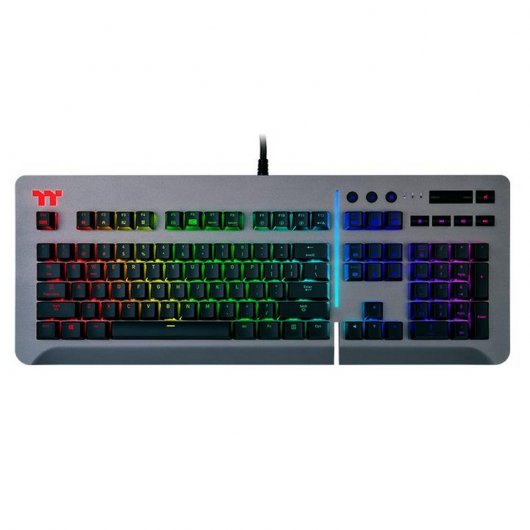 Thermaltake Level 20 RGB Titanium Teclado Gaming Cherry MX Speed Silver 
