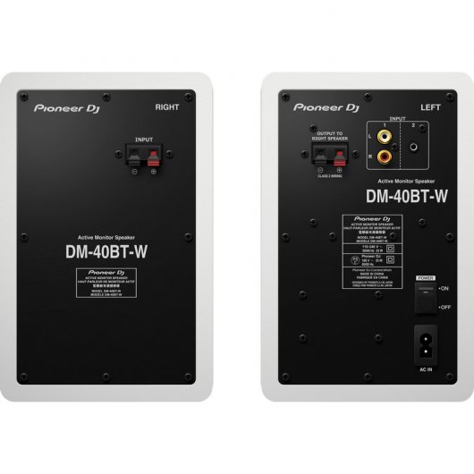 Pioneer DM-40BT Monitores Ativos para DJ Brancos