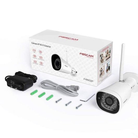 Videocamere di sorveglianza Foscam FI9902P FullHD Visione Notturna Esterna Audio Bidirezionale