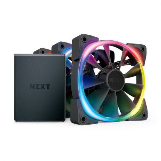 NZXT AER RGB 2 Triple Pack 120mm + Hue 2