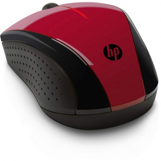 HP X3000 Ratón Inalámbrico Rojo 1200DPI