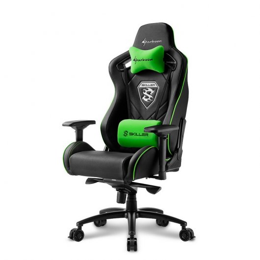 Sharkoon Skiller SGS4 Cadeira Gaming Preta/Verde