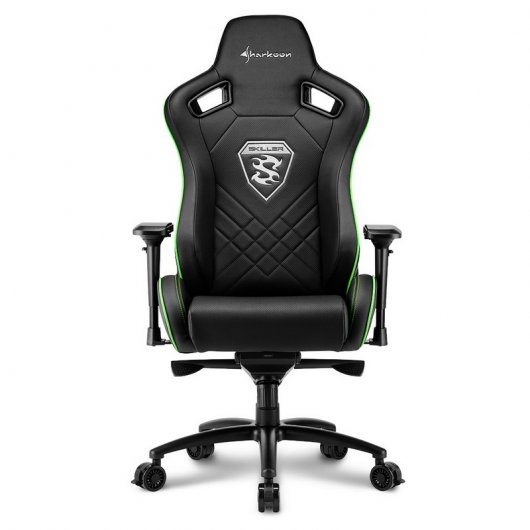 Sharkoon Skiller SGS4 Cadeira Gaming Preta/Verde