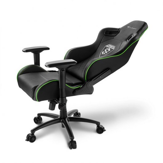 Sharkoon Skiller SGS4 Cadeira Gaming Preta/Verde