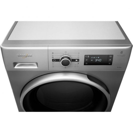 Whirlpool FWDG96148SBS Lavasecadora de Carga Frontal 9Kg/6Kg A Acero Inoxidable