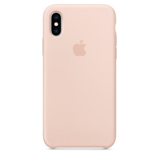 Apple Funda Silicona Rosa Arena iPhone XS