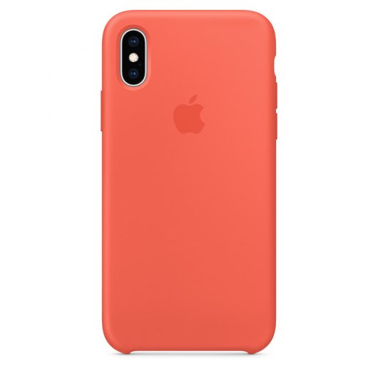 Apple Capa de Silicone Nectarina iPhone XS